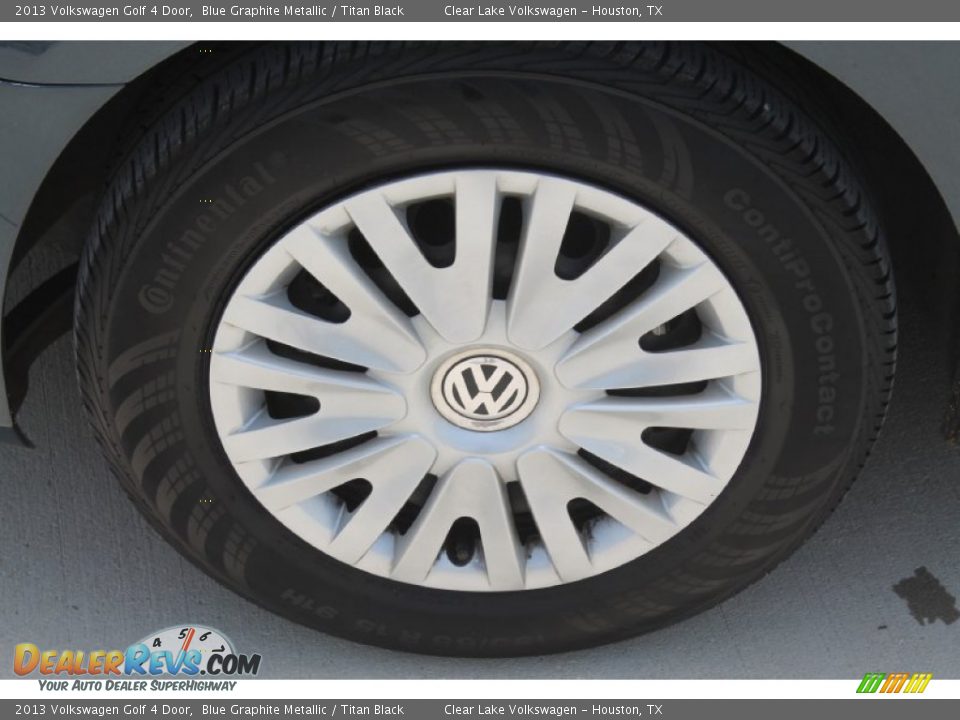 2013 Volkswagen Golf 4 Door Blue Graphite Metallic / Titan Black Photo #5