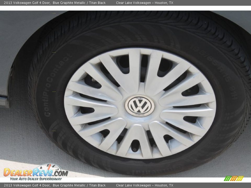 2013 Volkswagen Golf 4 Door Blue Graphite Metallic / Titan Black Photo #12