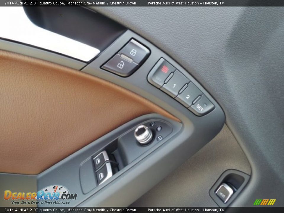 2014 Audi A5 2.0T quattro Coupe Monsoon Gray Metallic / Chestnut Brown Photo #11
