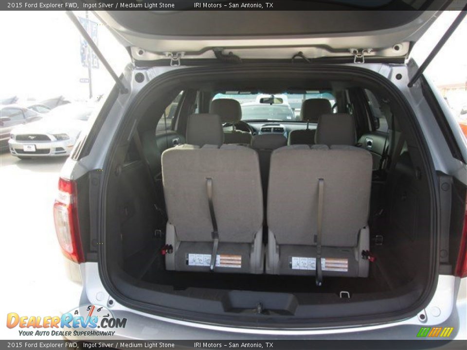 2015 Ford Explorer FWD Ingot Silver / Medium Light Stone Photo #6