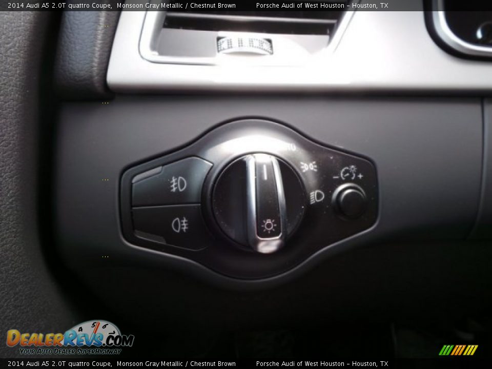 2014 Audi A5 2.0T quattro Coupe Monsoon Gray Metallic / Chestnut Brown Photo #27