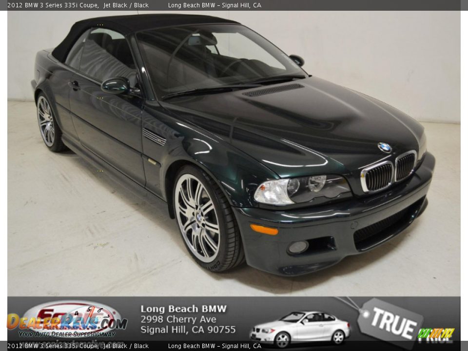2012 BMW 3 Series 335i Coupe Jet Black / Black Photo #1