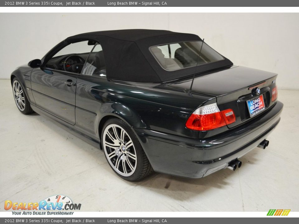 2012 BMW 3 Series 335i Coupe Jet Black / Black Photo #6