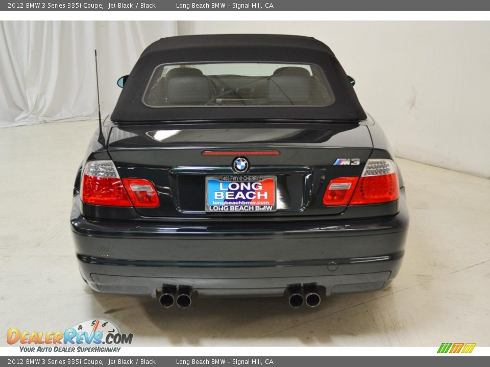 2012 BMW 3 Series 335i Coupe Jet Black / Black Photo #7
