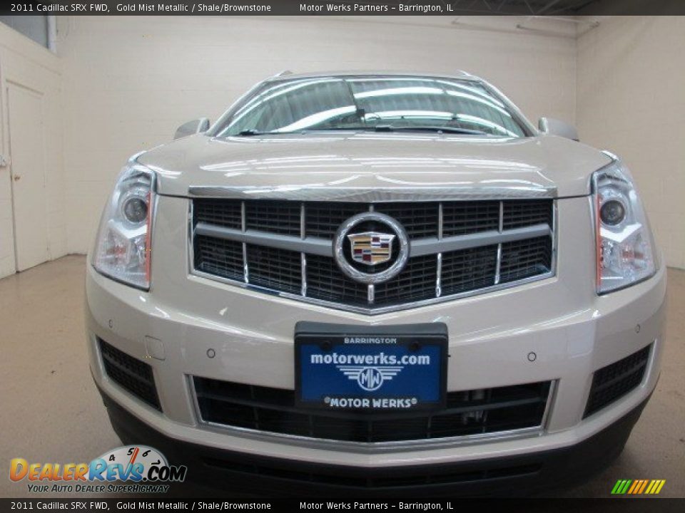 2011 Cadillac SRX FWD Gold Mist Metallic / Shale/Brownstone Photo #3