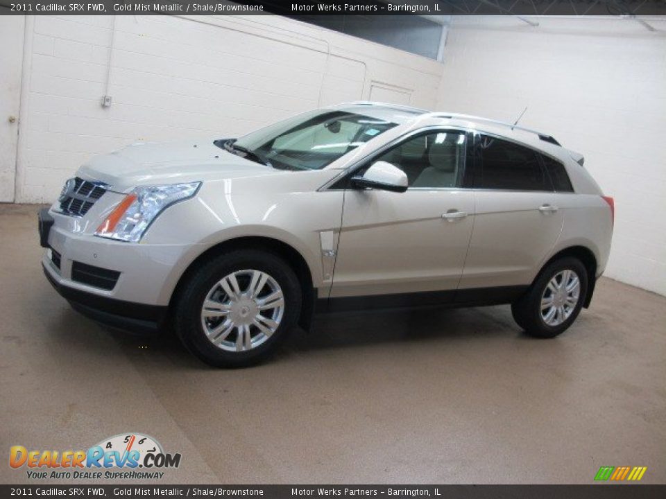 2011 Cadillac SRX FWD Gold Mist Metallic / Shale/Brownstone Photo #5