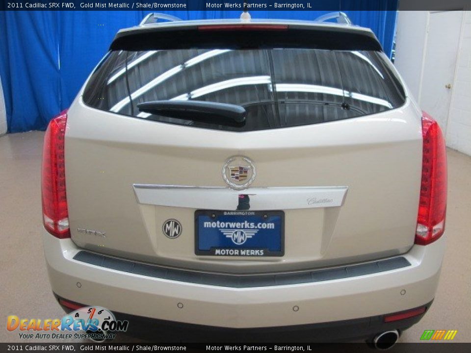 2011 Cadillac SRX FWD Gold Mist Metallic / Shale/Brownstone Photo #7