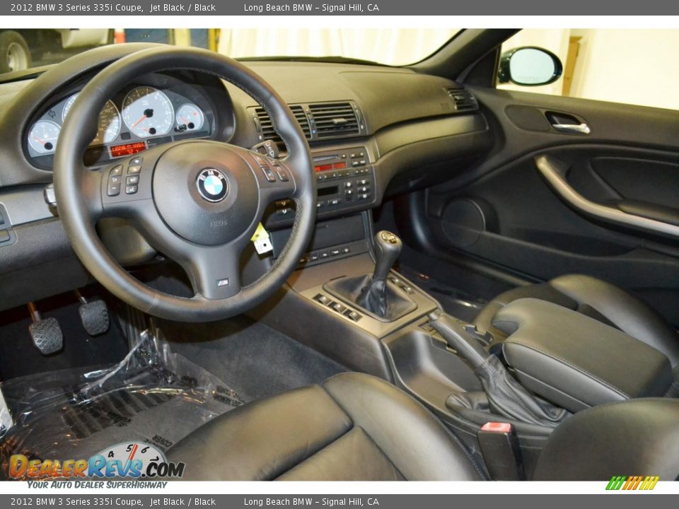 2012 BMW 3 Series 335i Coupe Jet Black / Black Photo #12