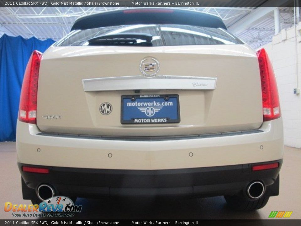 2011 Cadillac SRX FWD Gold Mist Metallic / Shale/Brownstone Photo #8