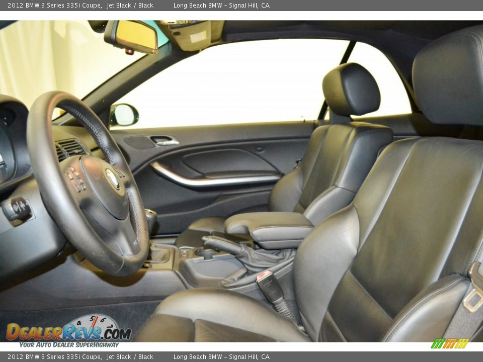 2012 BMW 3 Series 335i Coupe Jet Black / Black Photo #13