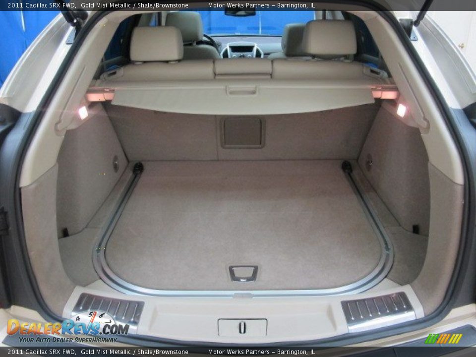 2011 Cadillac SRX FWD Gold Mist Metallic / Shale/Brownstone Photo #11