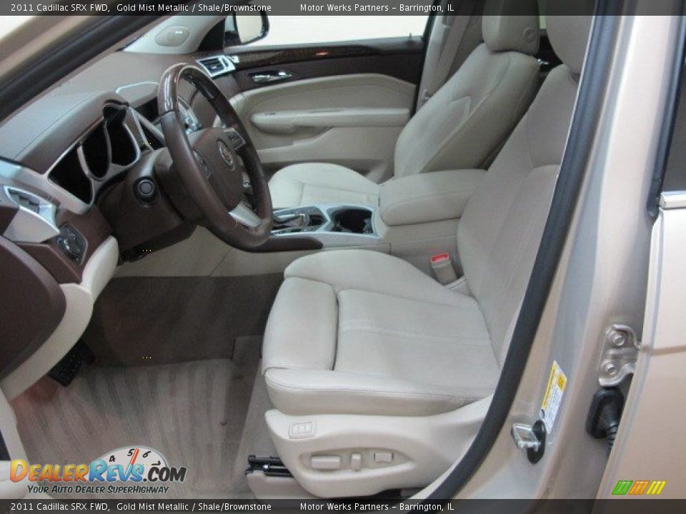2011 Cadillac SRX FWD Gold Mist Metallic / Shale/Brownstone Photo #17