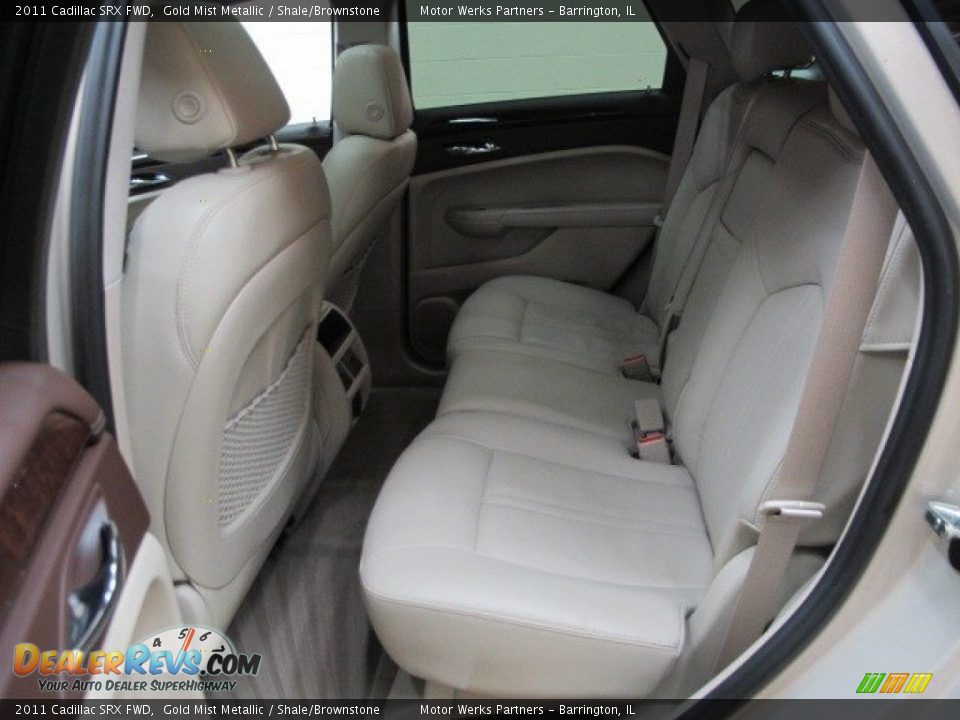 2011 Cadillac SRX FWD Gold Mist Metallic / Shale/Brownstone Photo #18