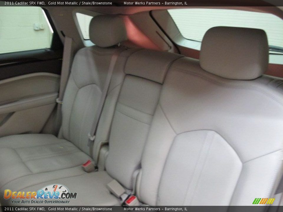 2011 Cadillac SRX FWD Gold Mist Metallic / Shale/Brownstone Photo #19