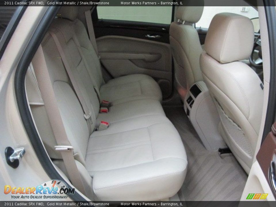 2011 Cadillac SRX FWD Gold Mist Metallic / Shale/Brownstone Photo #20