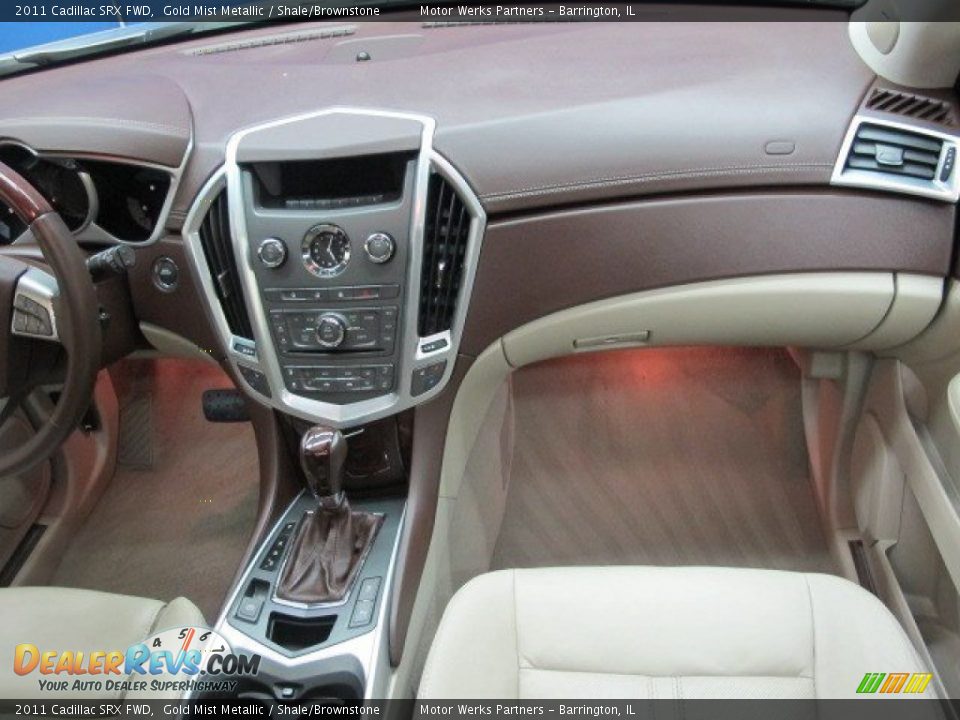 2011 Cadillac SRX FWD Gold Mist Metallic / Shale/Brownstone Photo #25
