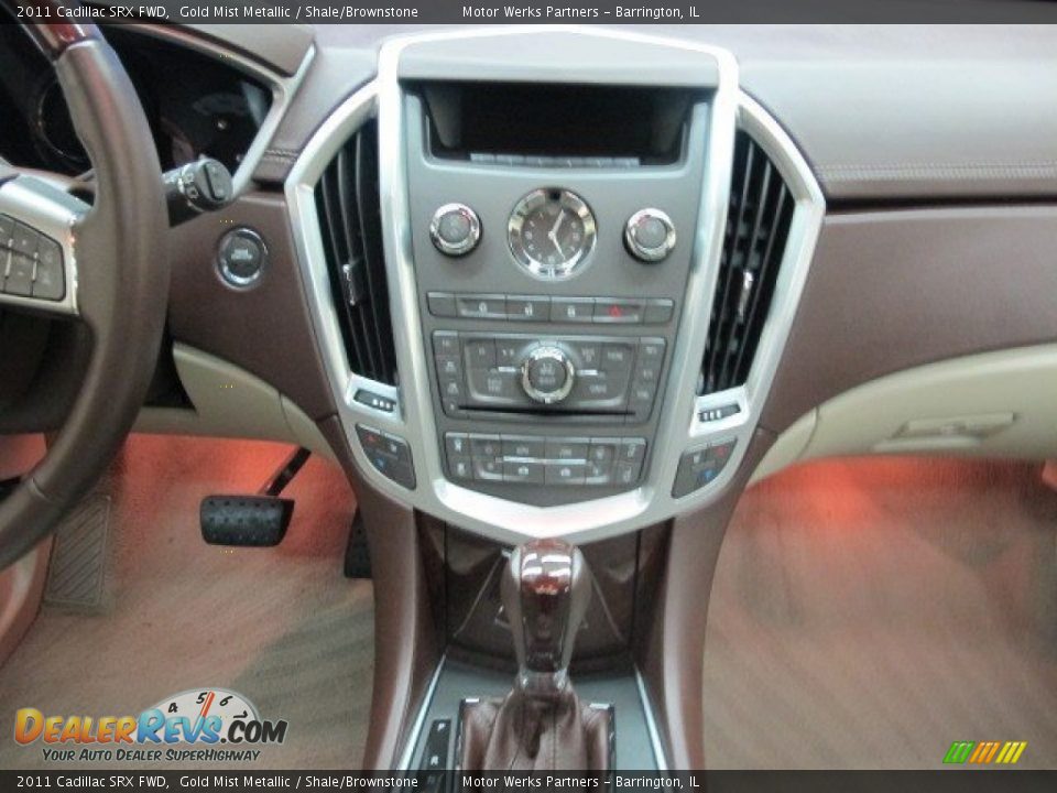 2011 Cadillac SRX FWD Gold Mist Metallic / Shale/Brownstone Photo #28