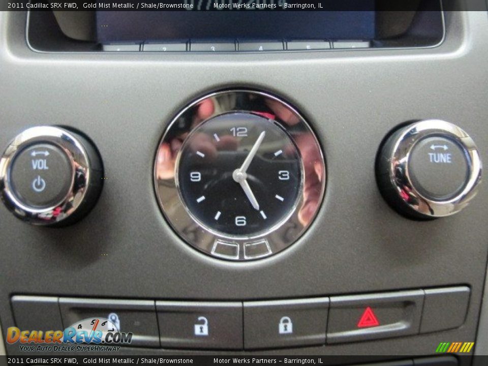 2011 Cadillac SRX FWD Gold Mist Metallic / Shale/Brownstone Photo #30