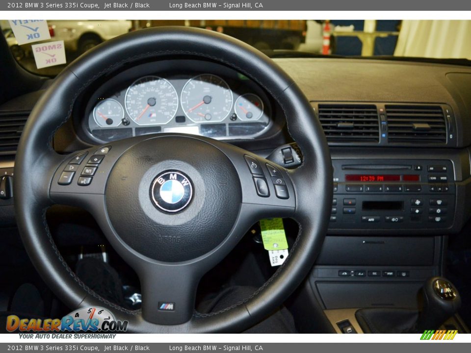 2012 BMW 3 Series 335i Coupe Jet Black / Black Photo #23