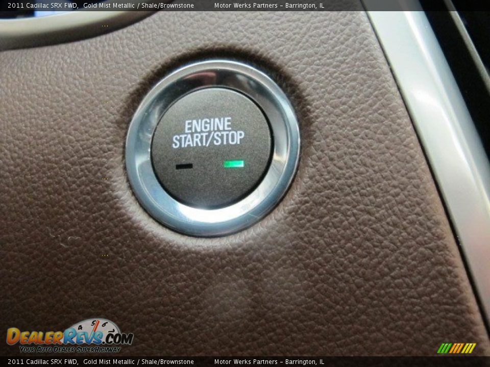 2011 Cadillac SRX FWD Gold Mist Metallic / Shale/Brownstone Photo #34