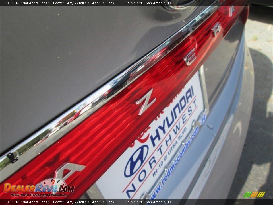 2014 Hyundai Azera Sedan Pewter Gray Metallic / Graphite Black Photo #6