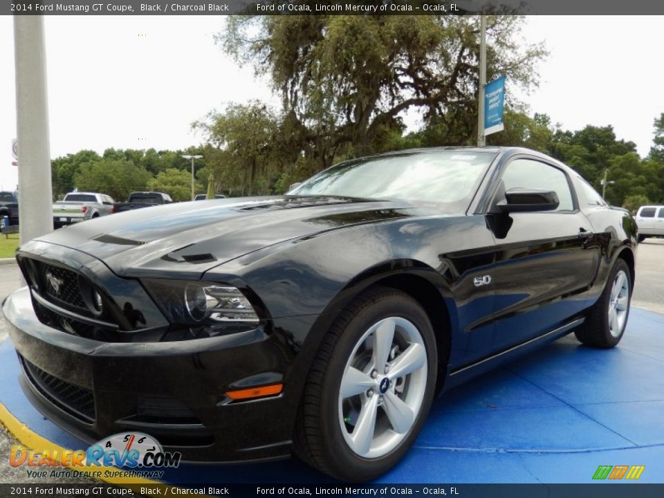 2014 Ford Mustang GT Coupe Black / Charcoal Black Photo #1