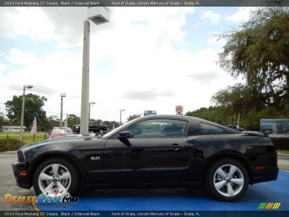 Black 2014 Ford Mustang GT Coupe Photo #2