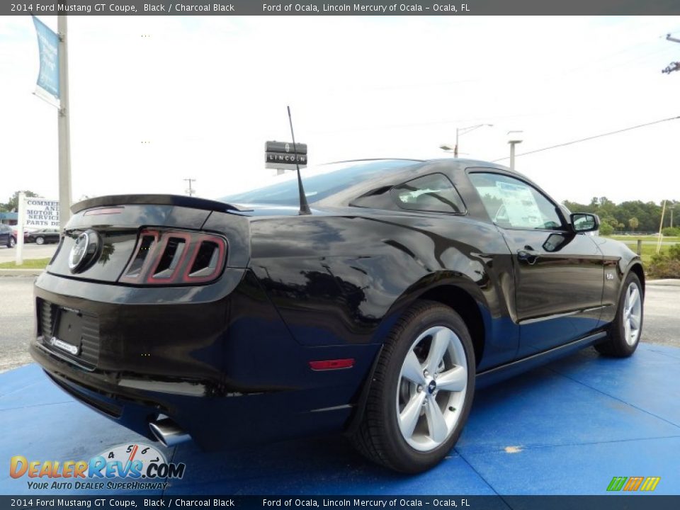 2014 Ford Mustang GT Coupe Black / Charcoal Black Photo #3