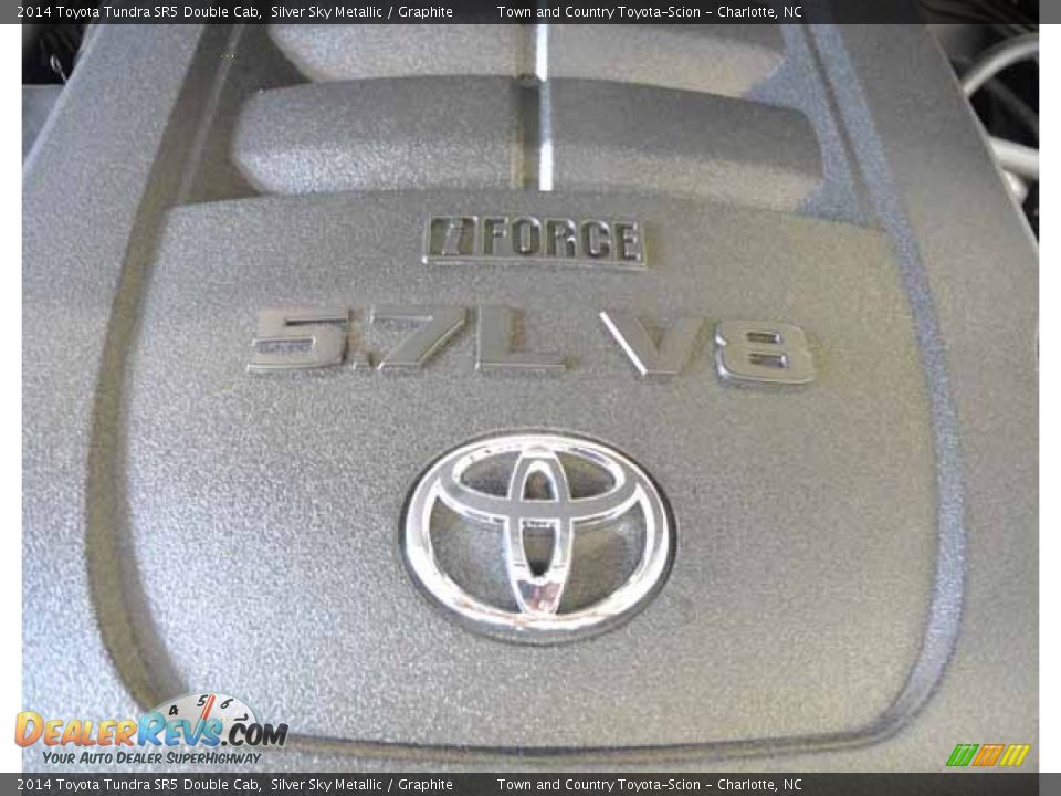 2014 Toyota Tundra SR5 Double Cab Silver Sky Metallic / Graphite Photo #35