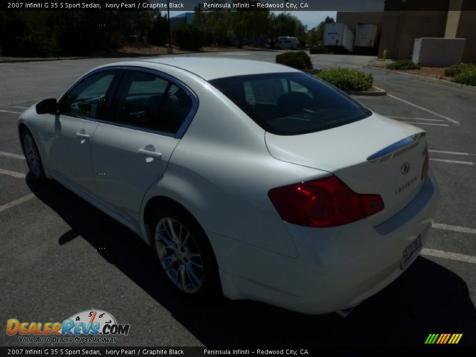 2007 Infiniti G 35 S Sport Sedan Ivory Pearl / Graphite Black Photo #3