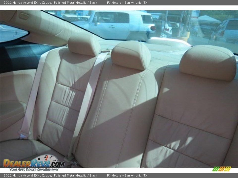 2011 Honda Accord EX-L Coupe Polished Metal Metallic / Black Photo #12