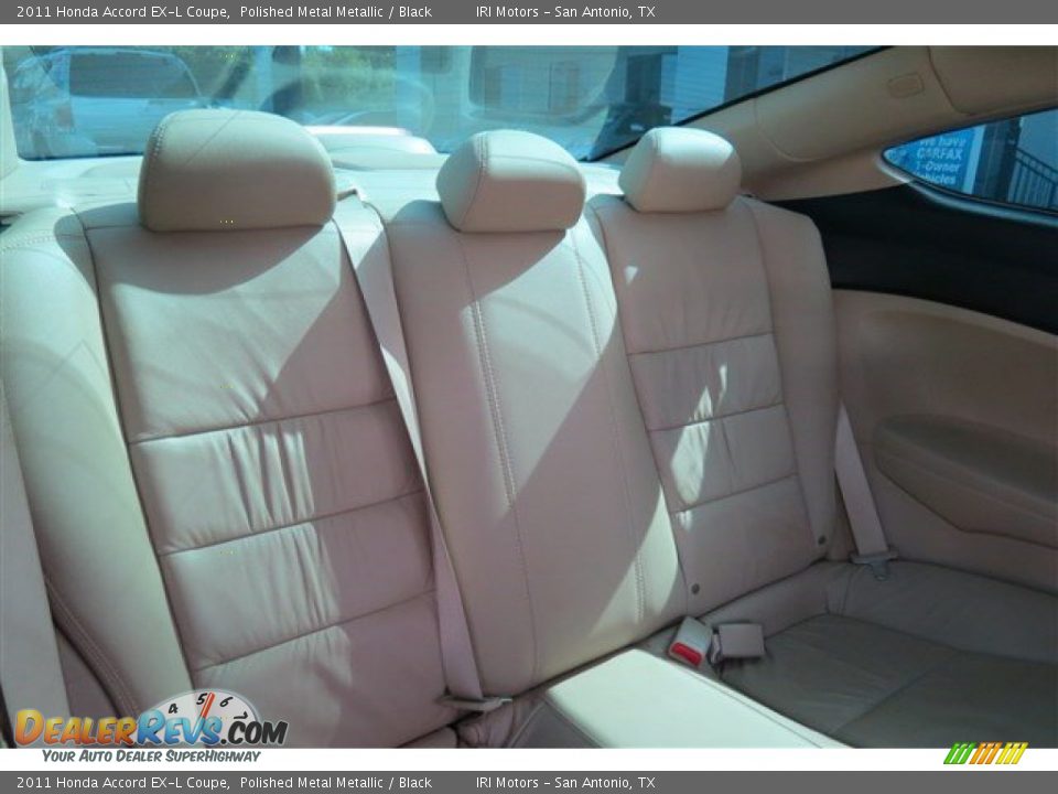2011 Honda Accord EX-L Coupe Polished Metal Metallic / Black Photo #14