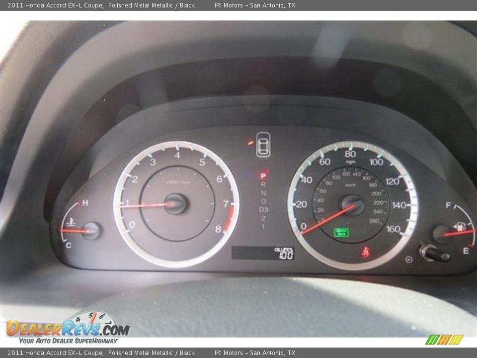 2011 Honda Accord EX-L Coupe Polished Metal Metallic / Black Photo #17