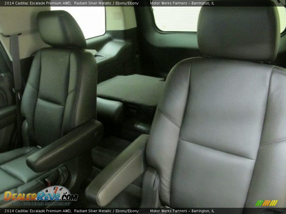 2014 Cadillac Escalade Premium AWD Radiant Silver Metallic / Ebony/Ebony Photo #13
