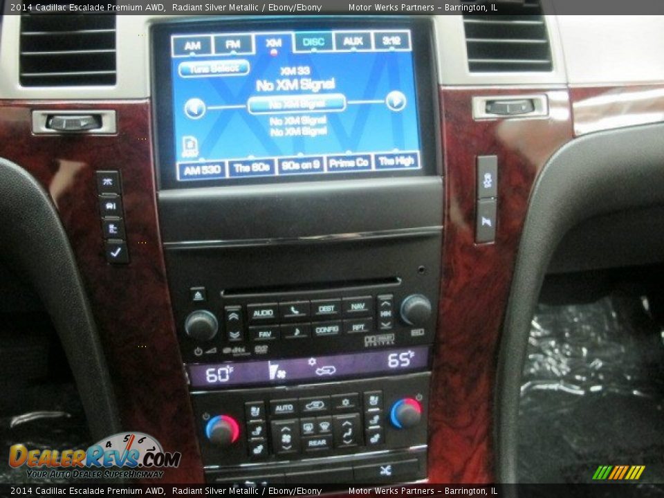 2014 Cadillac Escalade Premium AWD Radiant Silver Metallic / Ebony/Ebony Photo #14