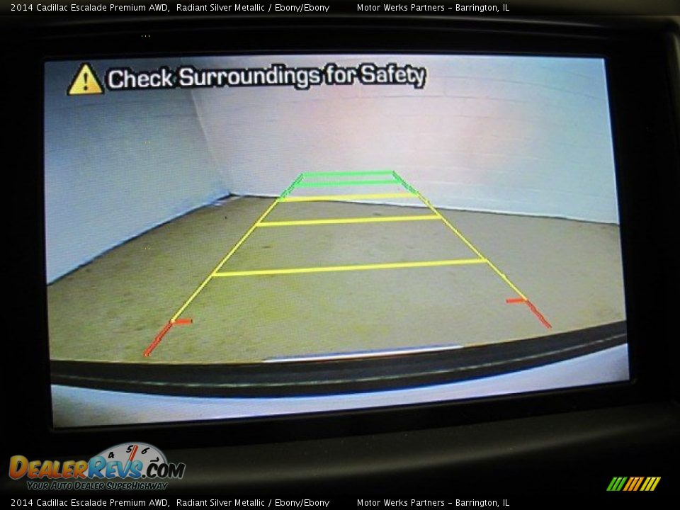 2014 Cadillac Escalade Premium AWD Radiant Silver Metallic / Ebony/Ebony Photo #16