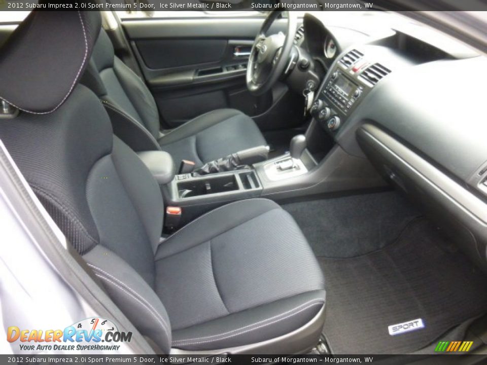 2012 Subaru Impreza 2.0i Sport Premium 5 Door Ice Silver Metallic / Black Photo #4