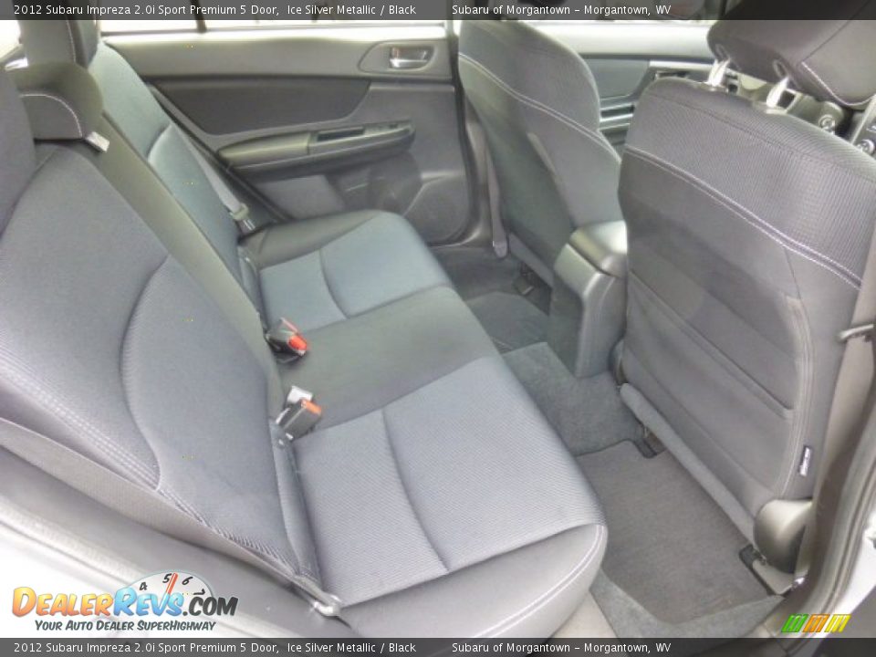 2012 Subaru Impreza 2.0i Sport Premium 5 Door Ice Silver Metallic / Black Photo #5