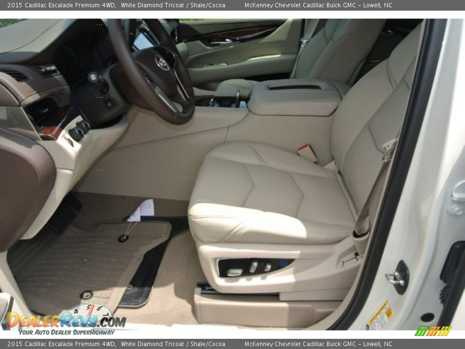 2015 Cadillac Escalade Premium 4WD White Diamond Tricoat / Shale/Cocoa Photo #8