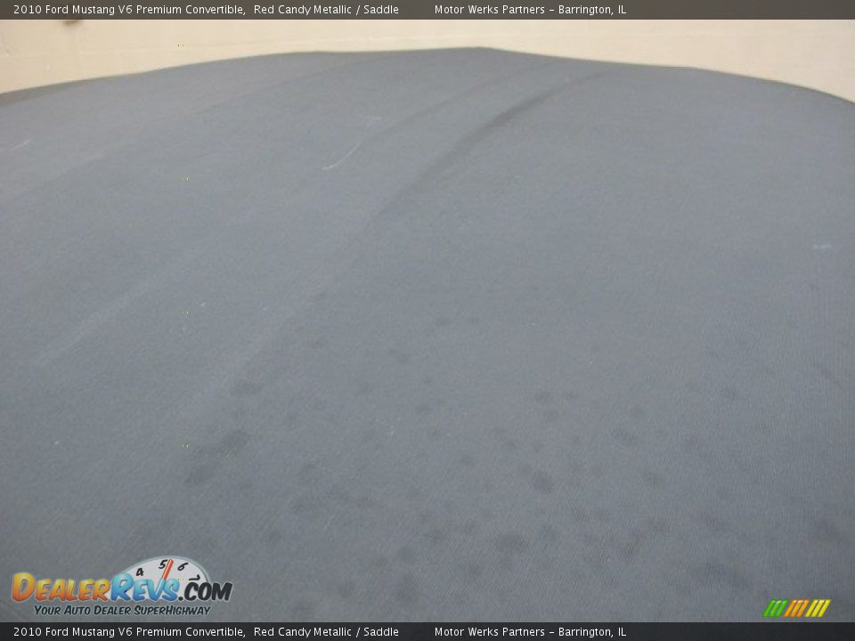 2010 Ford Mustang V6 Premium Convertible Red Candy Metallic / Saddle Photo #12