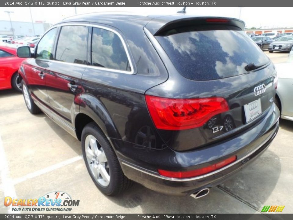2014 Audi Q7 3.0 TFSI quattro Lava Gray Pearl / Cardamom Beige Photo #5