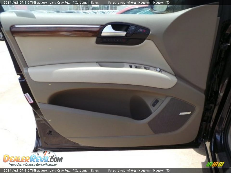 2014 Audi Q7 3.0 TFSI quattro Lava Gray Pearl / Cardamom Beige Photo #10