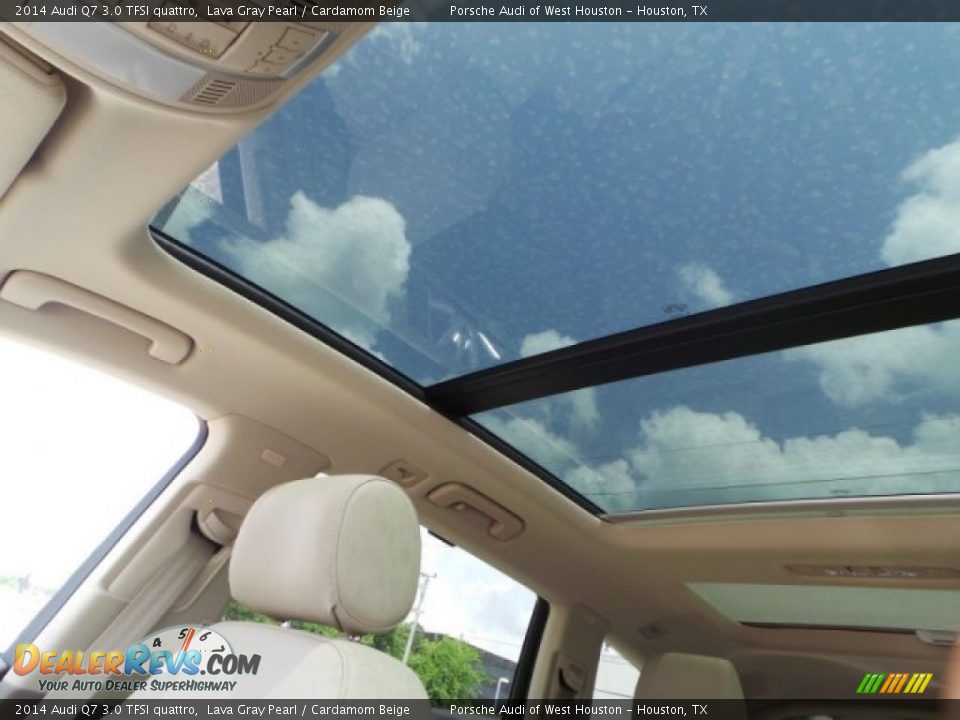 2014 Audi Q7 3.0 TFSI quattro Lava Gray Pearl / Cardamom Beige Photo #19