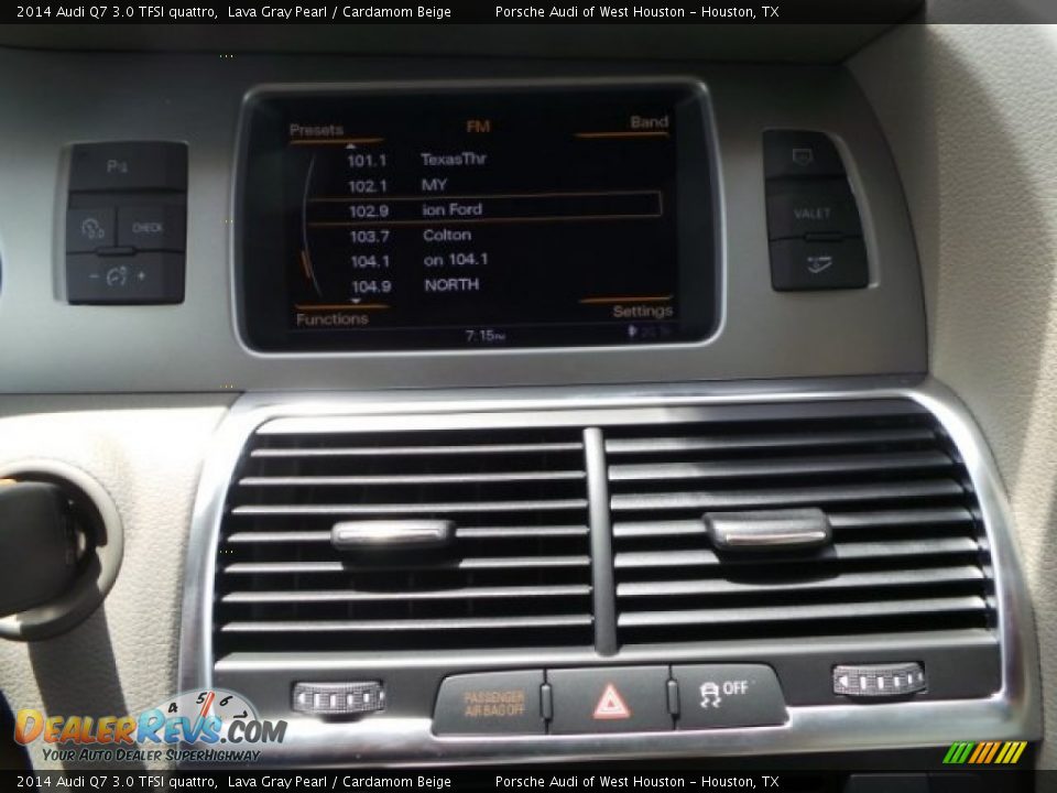 2014 Audi Q7 3.0 TFSI quattro Lava Gray Pearl / Cardamom Beige Photo #20