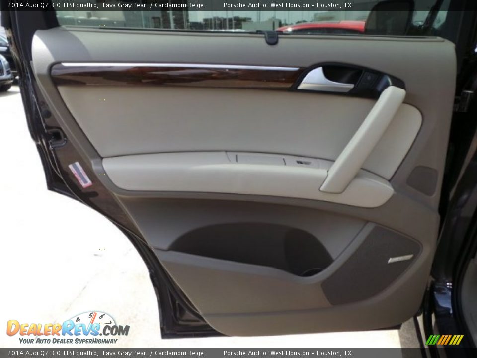 2014 Audi Q7 3.0 TFSI quattro Lava Gray Pearl / Cardamom Beige Photo #28