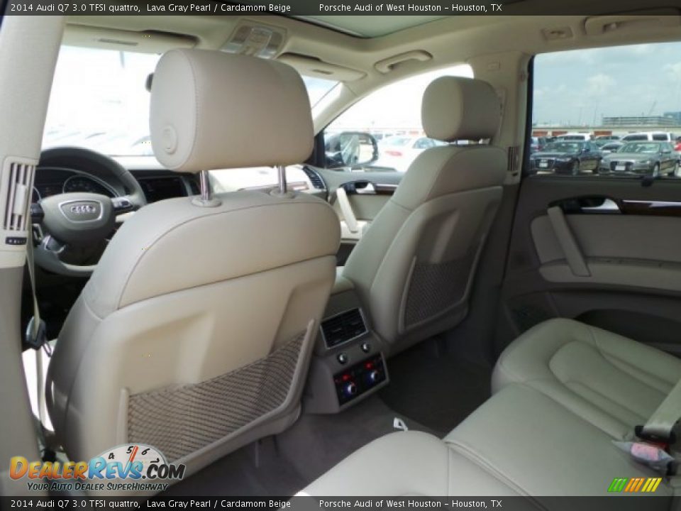 2014 Audi Q7 3.0 TFSI quattro Lava Gray Pearl / Cardamom Beige Photo #29