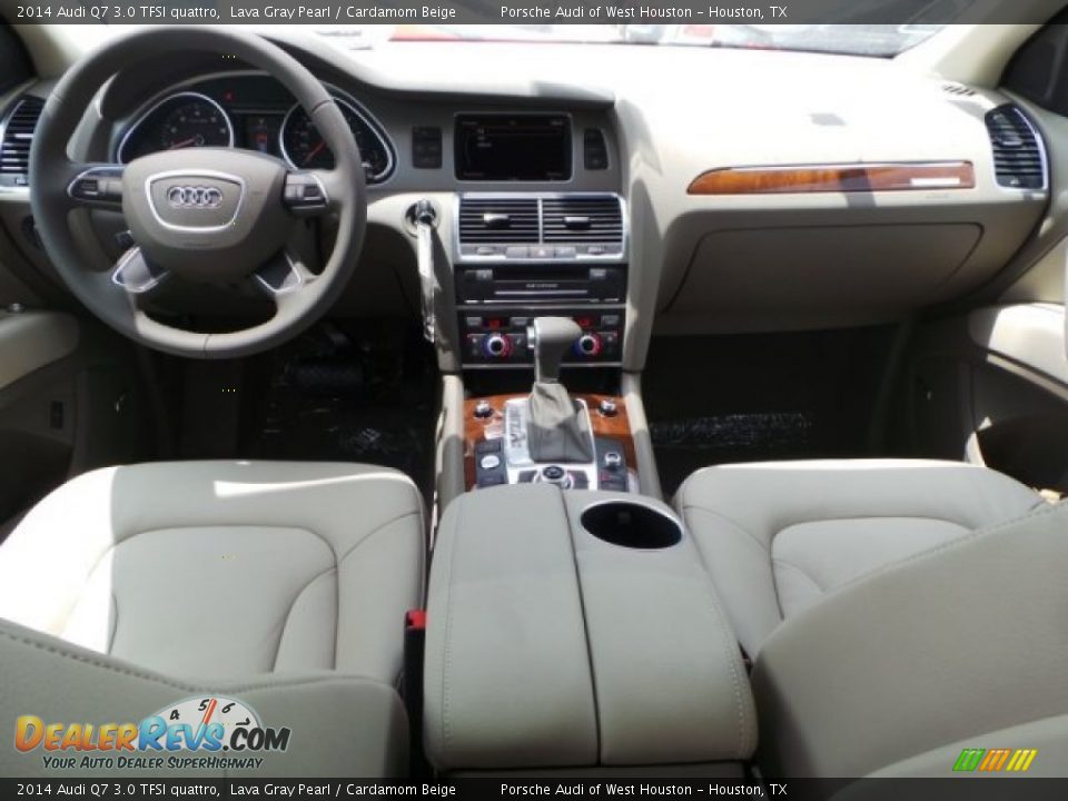 2014 Audi Q7 3.0 TFSI quattro Lava Gray Pearl / Cardamom Beige Photo #31
