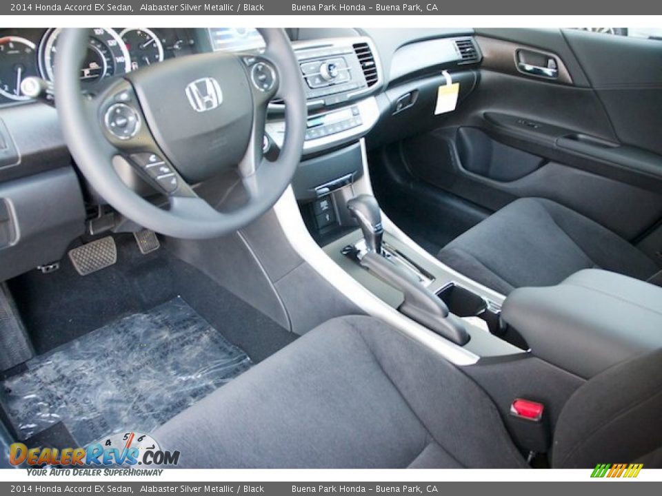 2014 Honda Accord EX Sedan Alabaster Silver Metallic / Black Photo #10