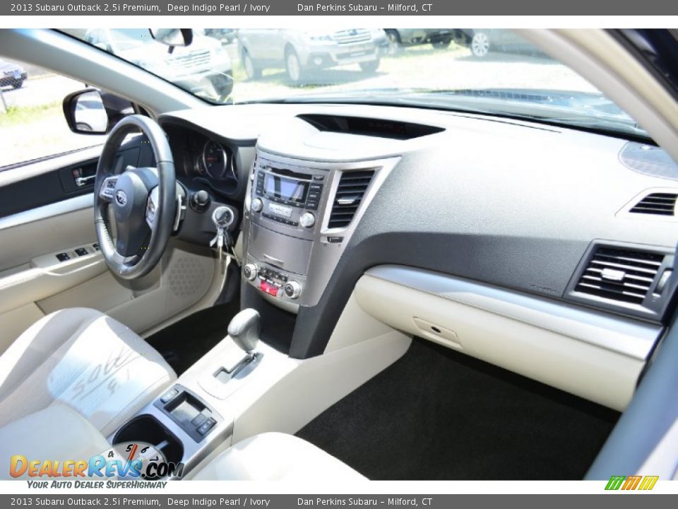 2013 Subaru Outback 2.5i Premium Deep Indigo Pearl / Ivory Photo #6