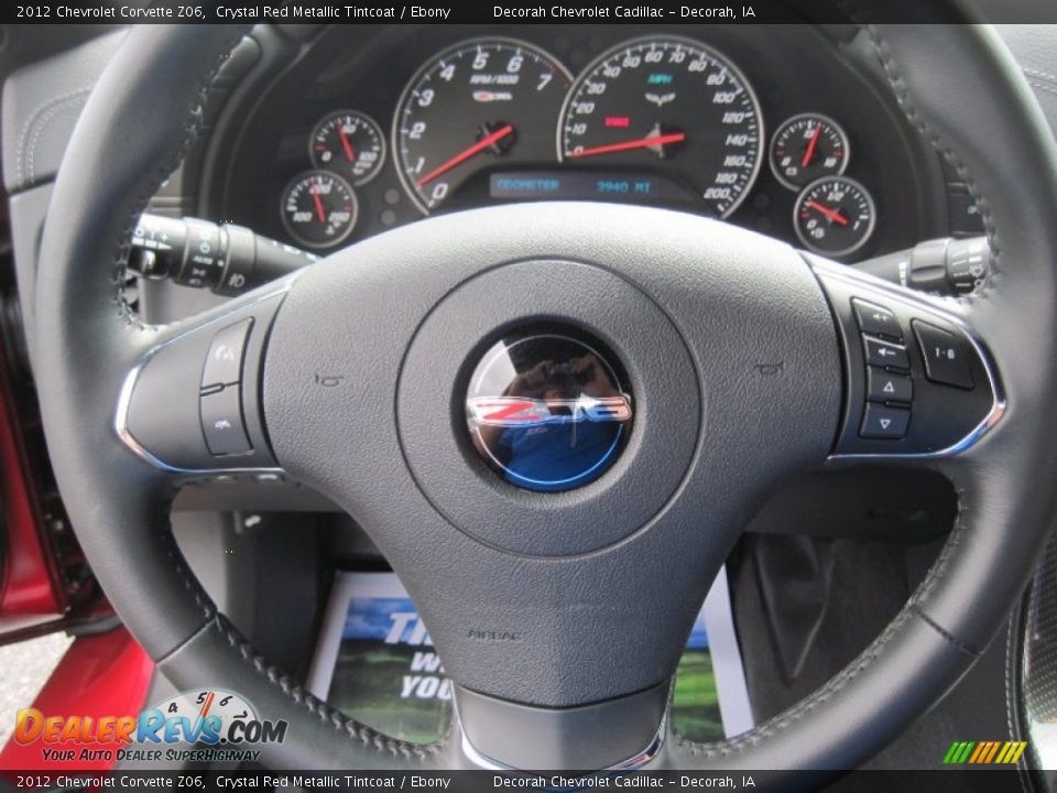 2012 Chevrolet Corvette Z06 Steering Wheel Photo #23